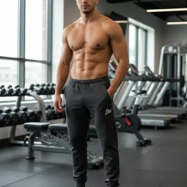 Pantalon Jogging Fuji Gris Oscuro