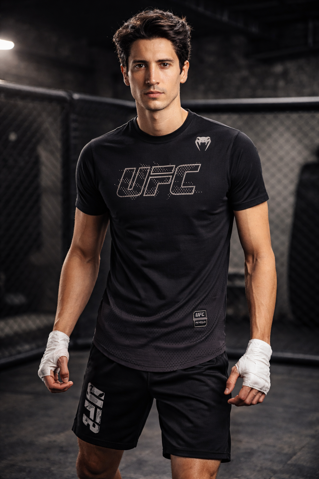 Focused in the gym